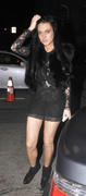 Lindsay Lohan In A See-Thru Dress
