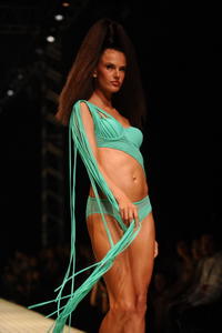 Alessandra Ambrosio sexy bikini koton beachwear show during istanbul fashion week
