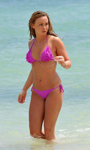 Chanelle Hayes hot bikini candids